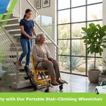 Safe Stair Mobility with Our Portable Stair-Climbing Wheelchair