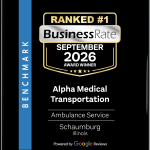 Alpha Medical Transportation Earns BusinessRate’s #1 Ranking for Ambulance Service in Schaumburg